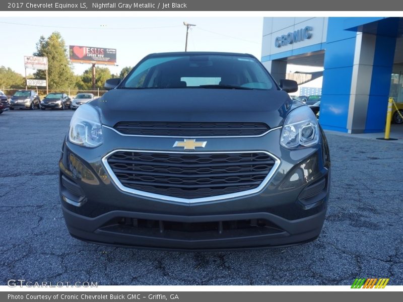 Nightfall Gray Metallic / Jet Black 2017 Chevrolet Equinox LS