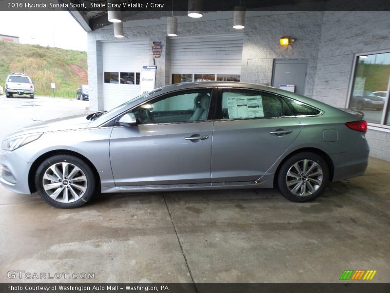 Shale Gray Metallic / Gray 2016 Hyundai Sonata Sport