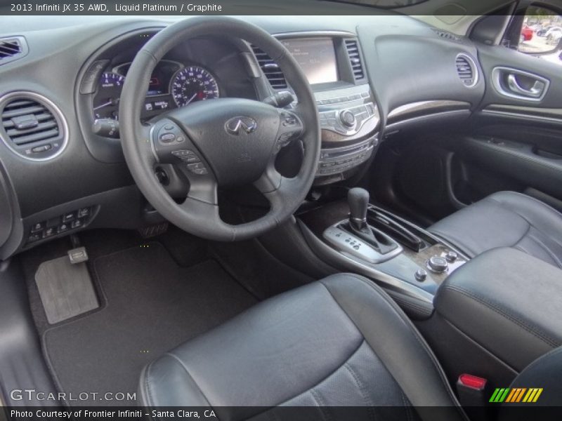 Liquid Platinum / Graphite 2013 Infiniti JX 35 AWD