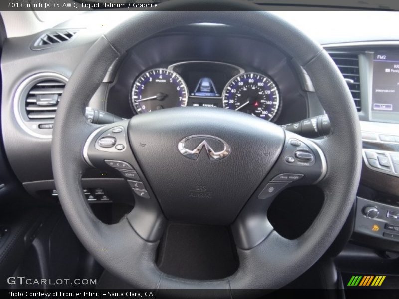 Liquid Platinum / Graphite 2013 Infiniti JX 35 AWD