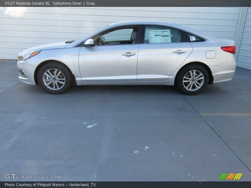 Symphony Silver / Gray 2017 Hyundai Sonata SE