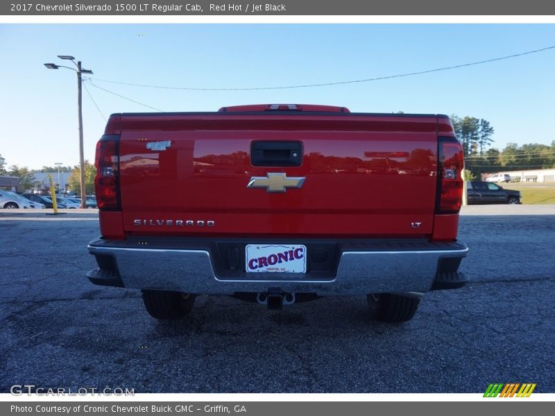 Red Hot / Jet Black 2017 Chevrolet Silverado 1500 LT Regular Cab