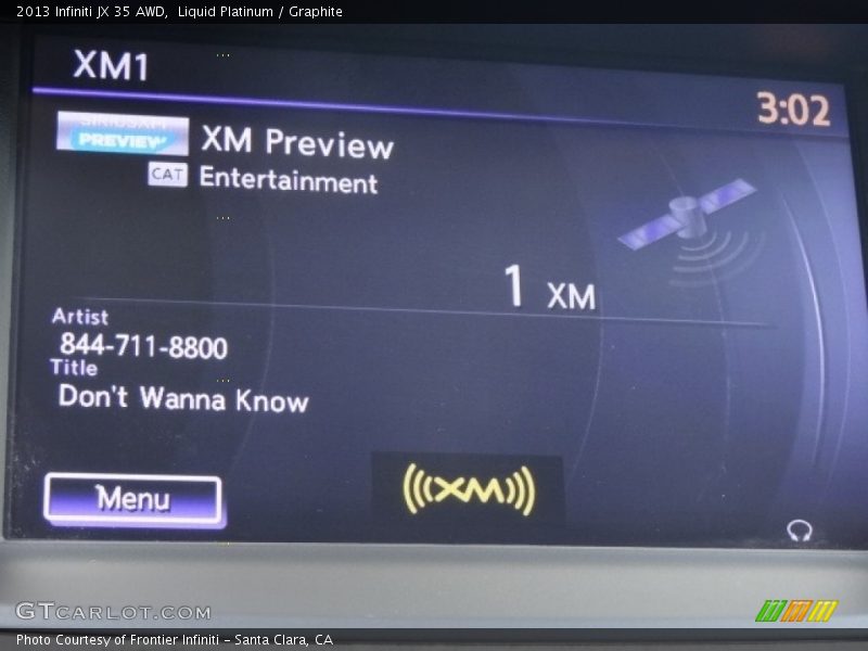 Liquid Platinum / Graphite 2013 Infiniti JX 35 AWD