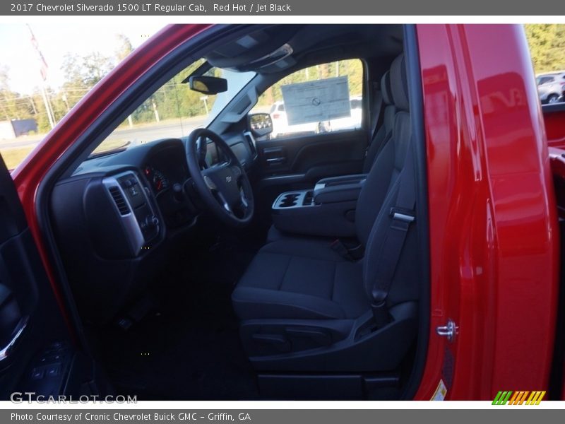Red Hot / Jet Black 2017 Chevrolet Silverado 1500 LT Regular Cab