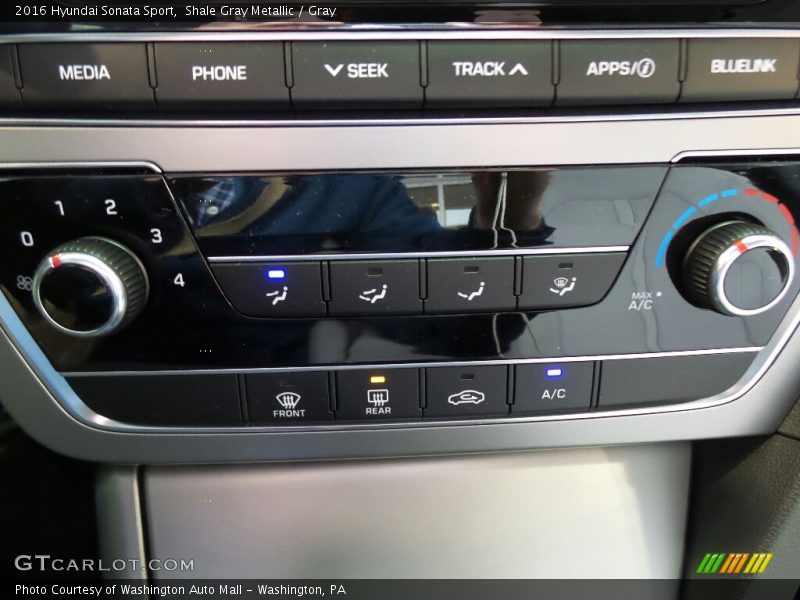 Shale Gray Metallic / Gray 2016 Hyundai Sonata Sport