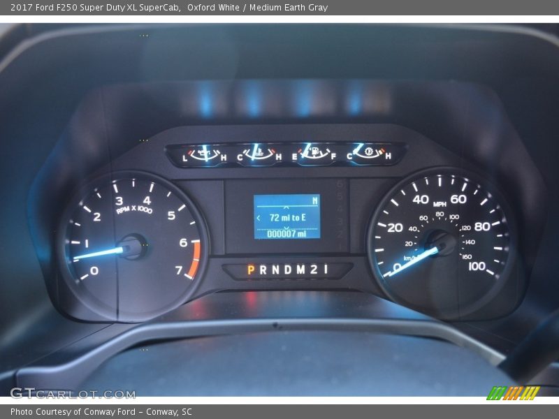  2017 F250 Super Duty XL SuperCab XL SuperCab Gauges