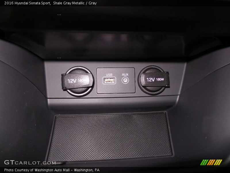 Shale Gray Metallic / Gray 2016 Hyundai Sonata Sport