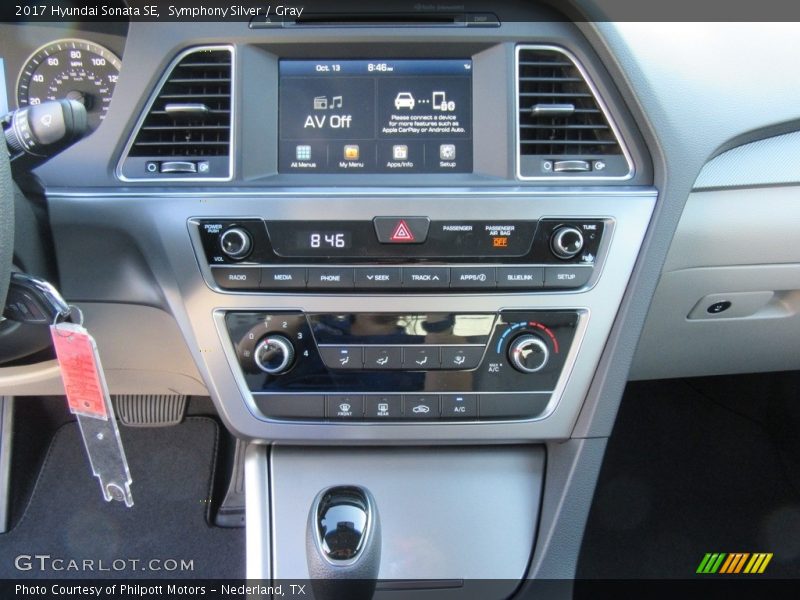 Symphony Silver / Gray 2017 Hyundai Sonata SE
