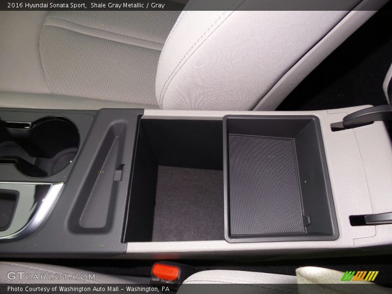 Shale Gray Metallic / Gray 2016 Hyundai Sonata Sport