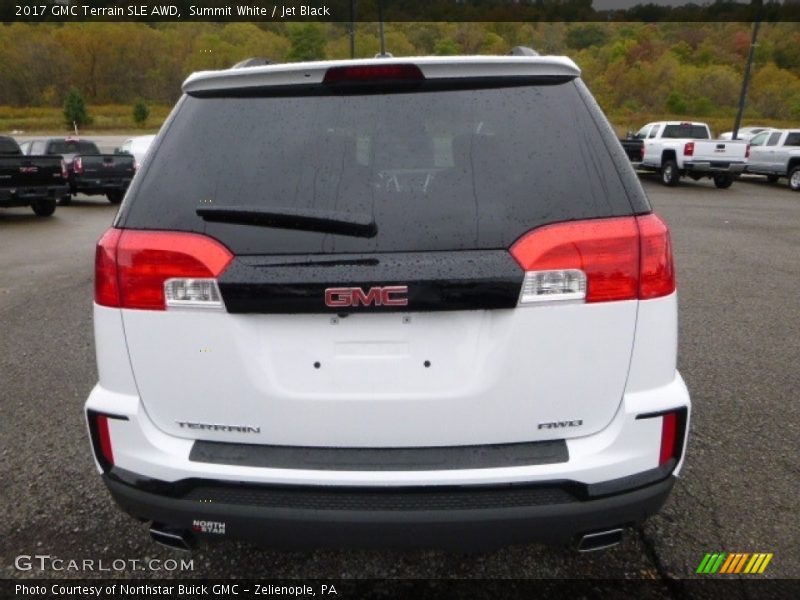 Summit White / Jet Black 2017 GMC Terrain SLE AWD