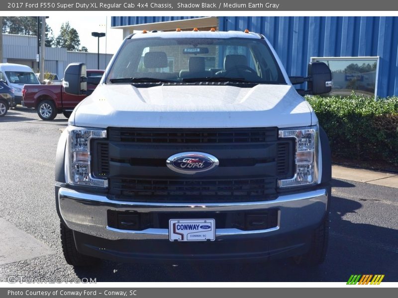 Shadow Black / Medium Earth Gray 2017 Ford F550 Super Duty XL Regular Cab 4x4 Chassis