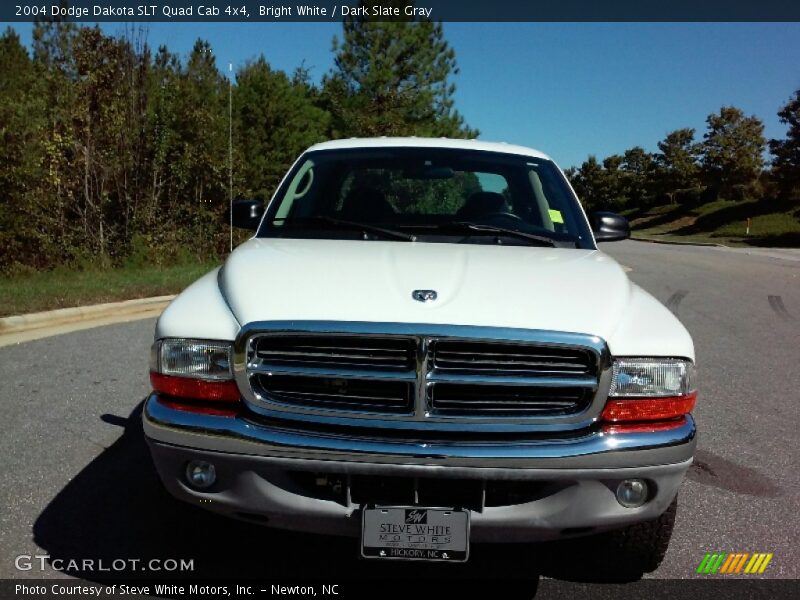Bright White / Dark Slate Gray 2004 Dodge Dakota SLT Quad Cab 4x4