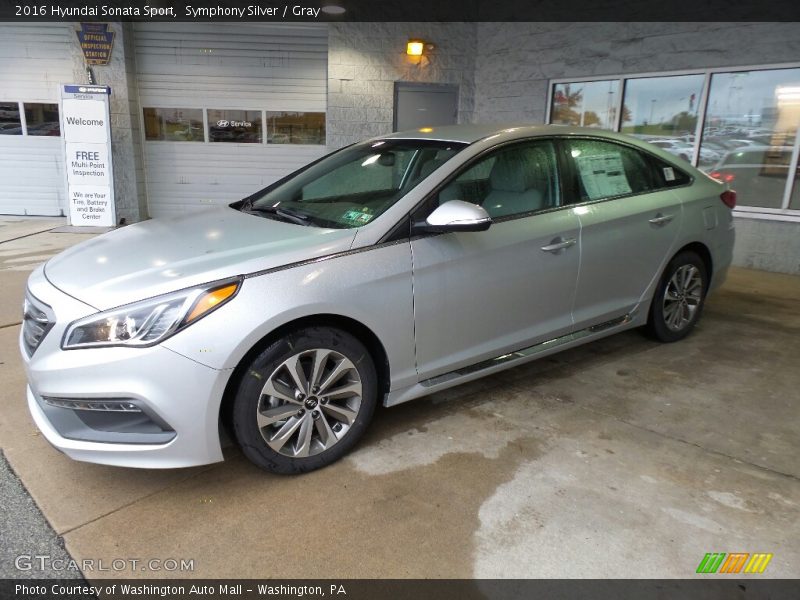 Symphony Silver / Gray 2016 Hyundai Sonata Sport