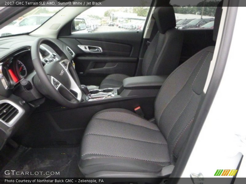Summit White / Jet Black 2017 GMC Terrain SLE AWD