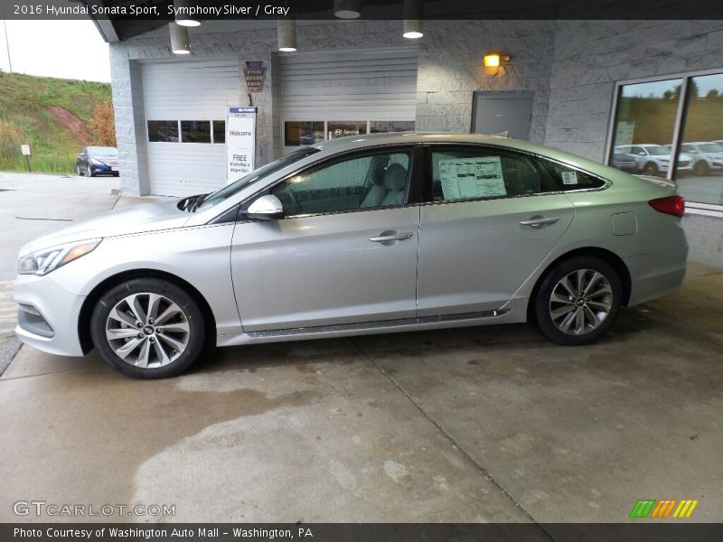Symphony Silver / Gray 2016 Hyundai Sonata Sport