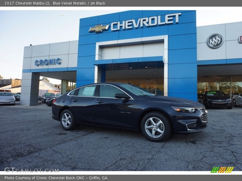 Blue Velvet Metallic / Jet Black 2017 Chevrolet Malibu LS