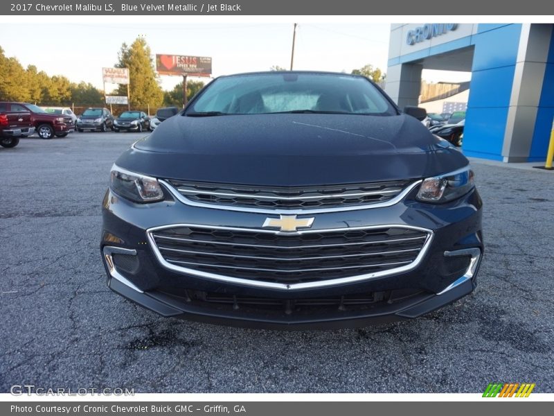 Blue Velvet Metallic / Jet Black 2017 Chevrolet Malibu LS
