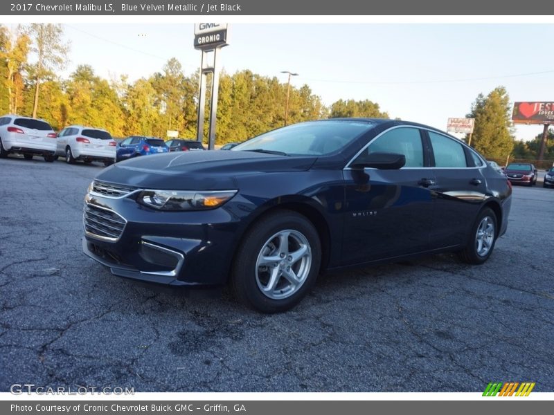 Blue Velvet Metallic / Jet Black 2017 Chevrolet Malibu LS