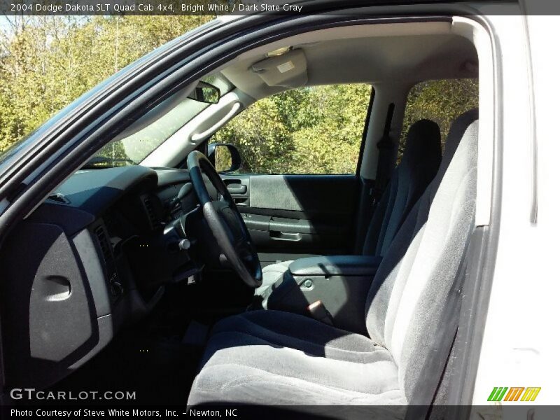 Bright White / Dark Slate Gray 2004 Dodge Dakota SLT Quad Cab 4x4