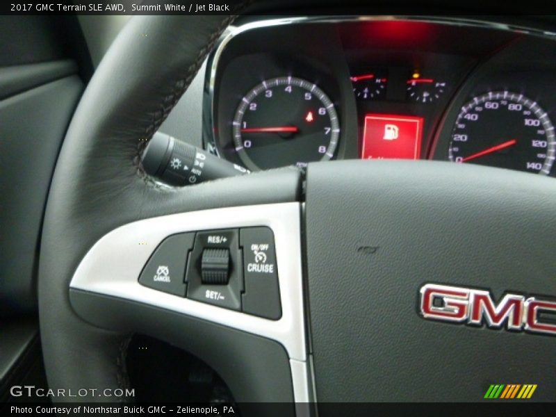 Summit White / Jet Black 2017 GMC Terrain SLE AWD