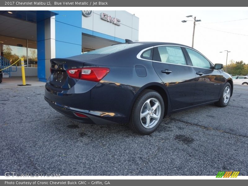 Blue Velvet Metallic / Jet Black 2017 Chevrolet Malibu LS