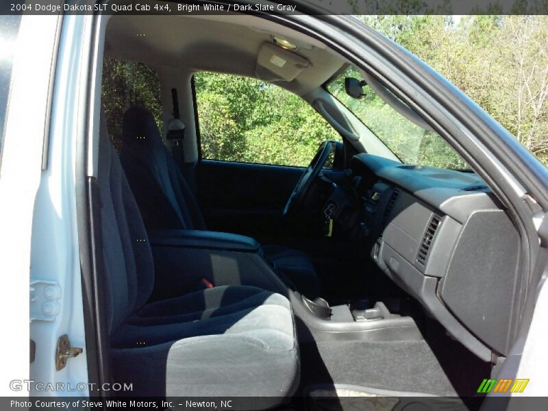 Bright White / Dark Slate Gray 2004 Dodge Dakota SLT Quad Cab 4x4