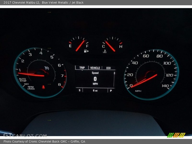 Blue Velvet Metallic / Jet Black 2017 Chevrolet Malibu LS