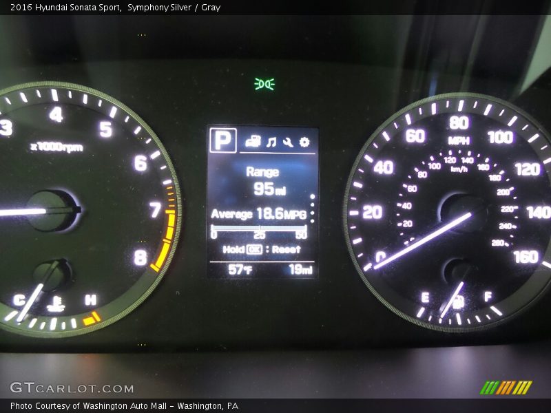 Symphony Silver / Gray 2016 Hyundai Sonata Sport