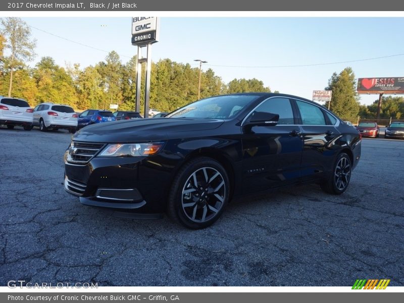 Black / Jet Black 2017 Chevrolet Impala LT
