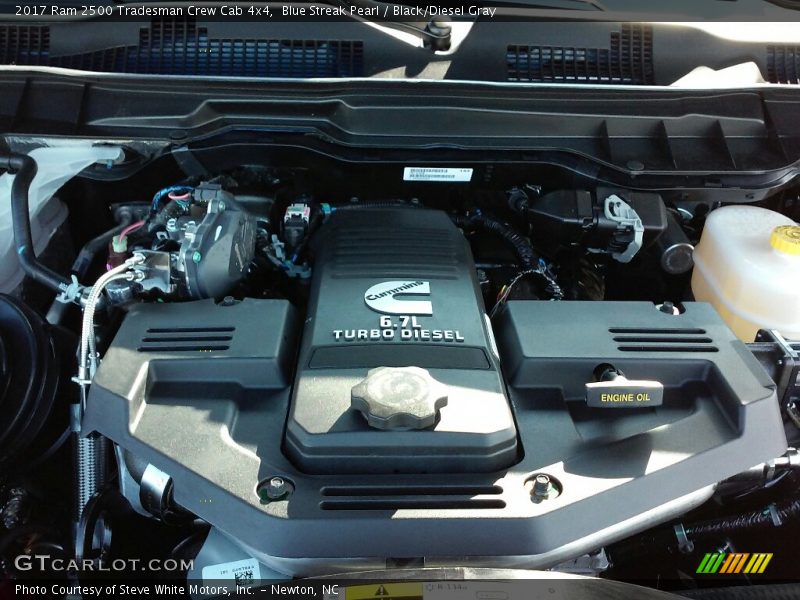  2017 2500 Tradesman Crew Cab 4x4 Engine - 6.7 Liter OHV 24-Valve Cummins Turbo-Diesel Inline 6 Cylinder
