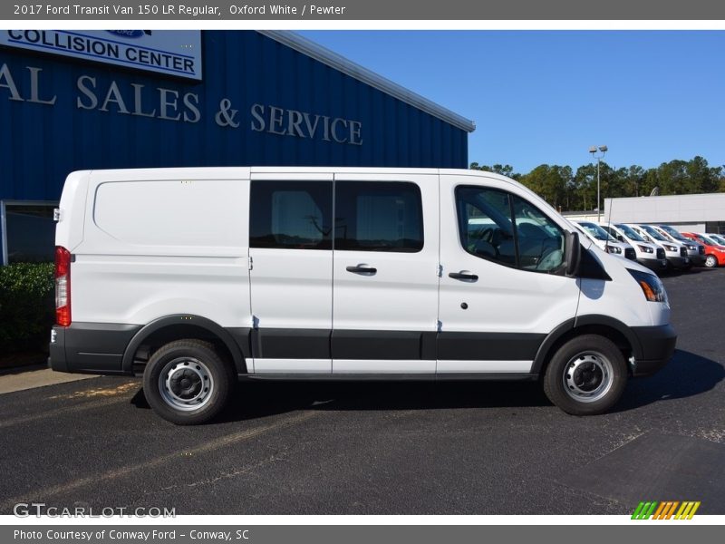 Oxford White / Pewter 2017 Ford Transit Van 150 LR Regular
