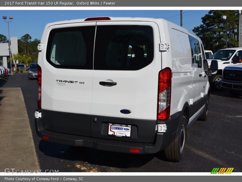 Oxford White / Pewter 2017 Ford Transit Van 150 LR Regular