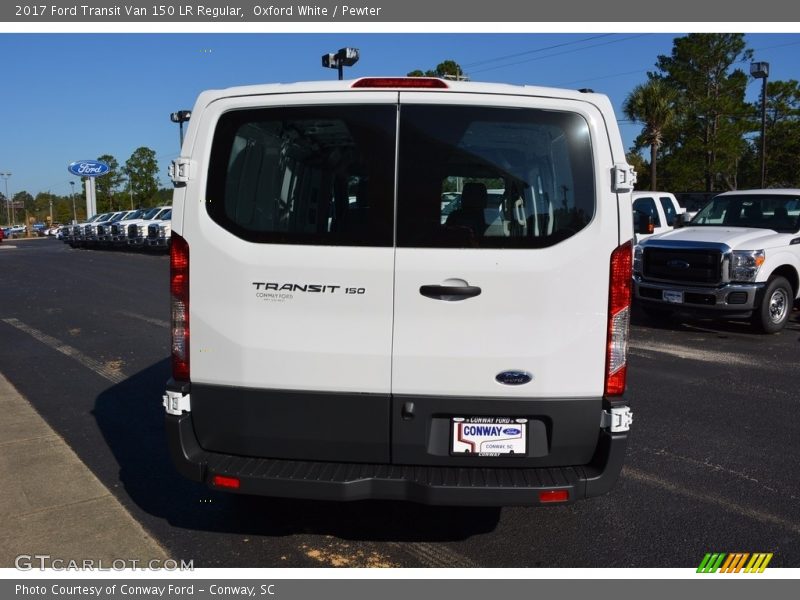 Oxford White / Pewter 2017 Ford Transit Van 150 LR Regular