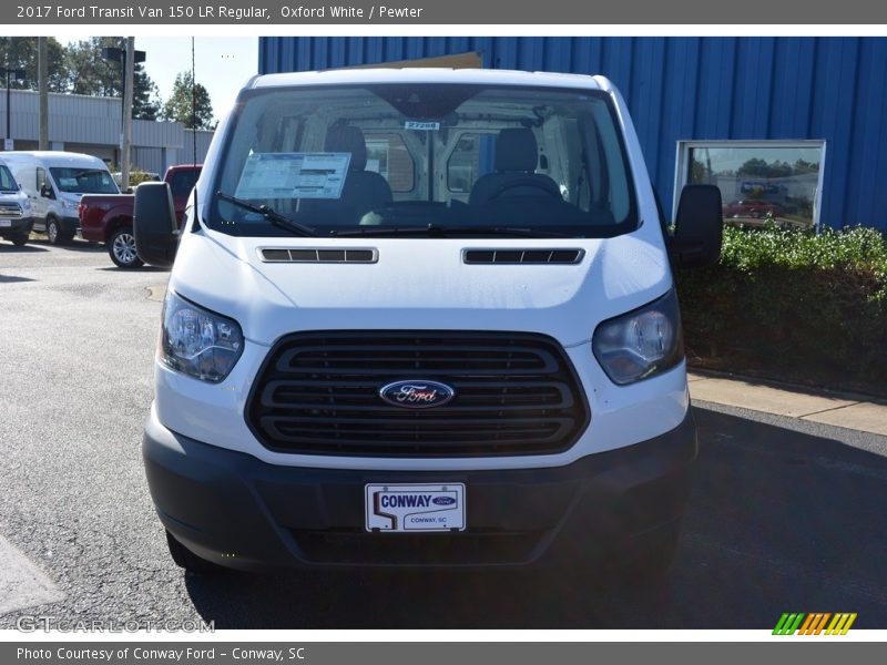 Oxford White / Pewter 2017 Ford Transit Van 150 LR Regular