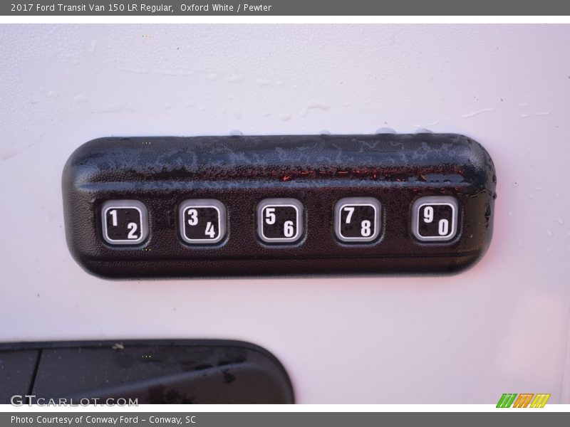 Oxford White / Pewter 2017 Ford Transit Van 150 LR Regular