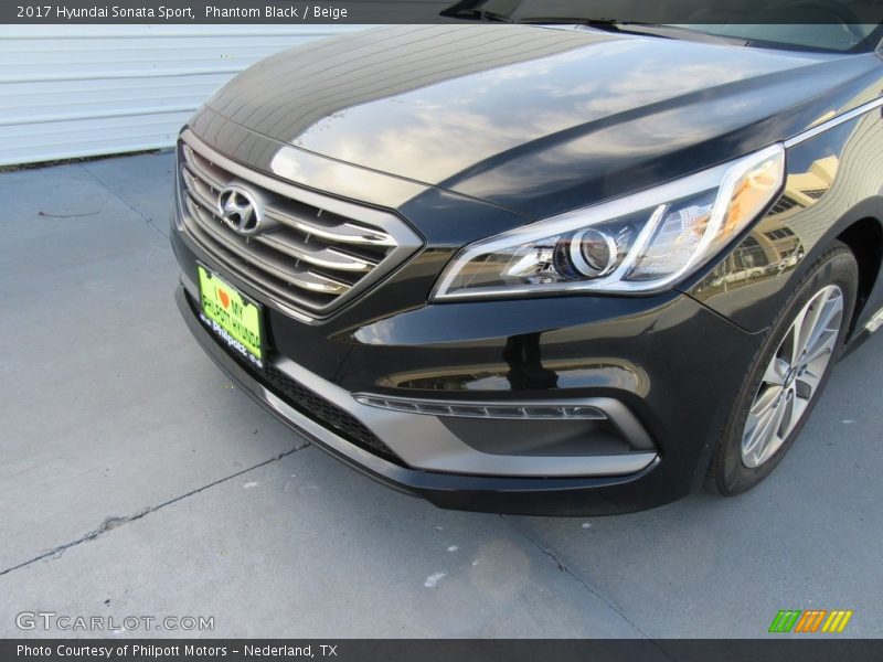 Phantom Black / Beige 2017 Hyundai Sonata Sport
