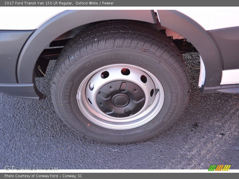 Oxford White / Pewter 2017 Ford Transit Van 150 LR Regular