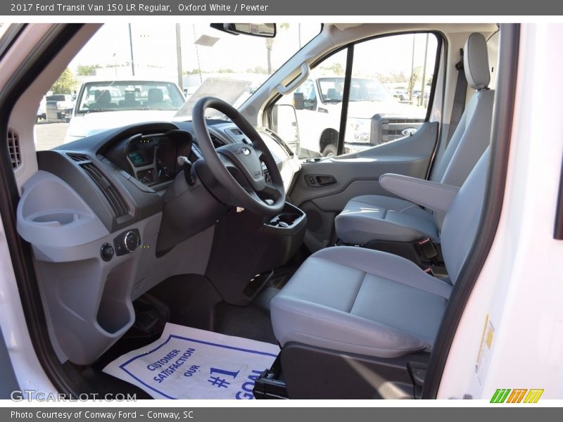 Oxford White / Pewter 2017 Ford Transit Van 150 LR Regular