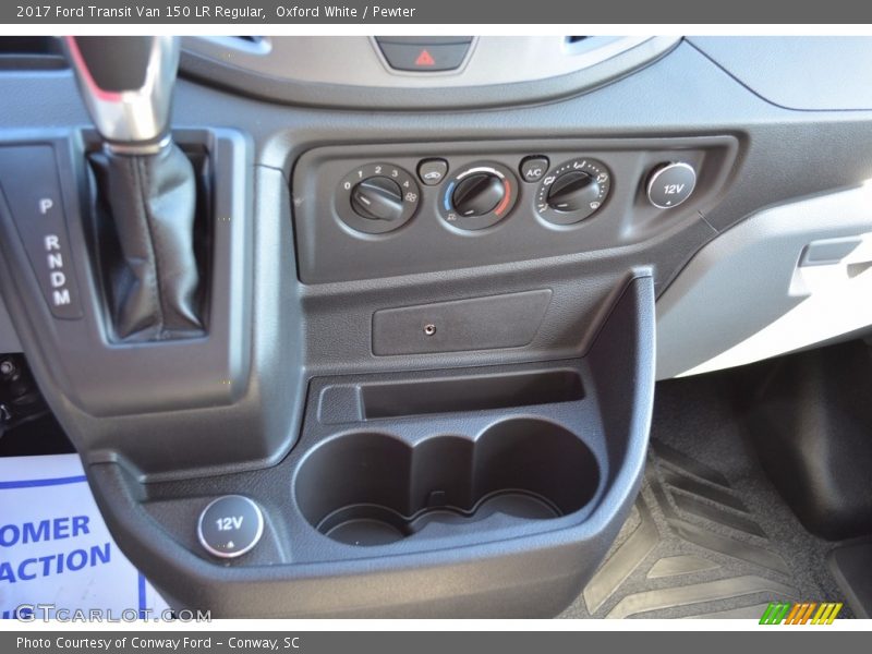 Oxford White / Pewter 2017 Ford Transit Van 150 LR Regular