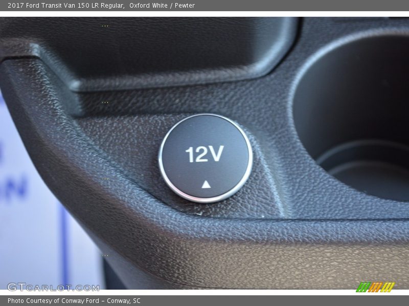 Oxford White / Pewter 2017 Ford Transit Van 150 LR Regular