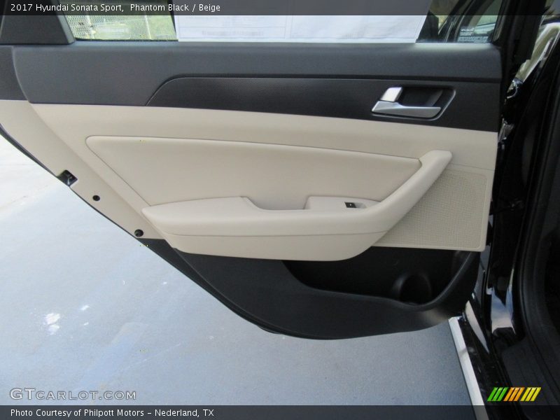 Phantom Black / Beige 2017 Hyundai Sonata Sport
