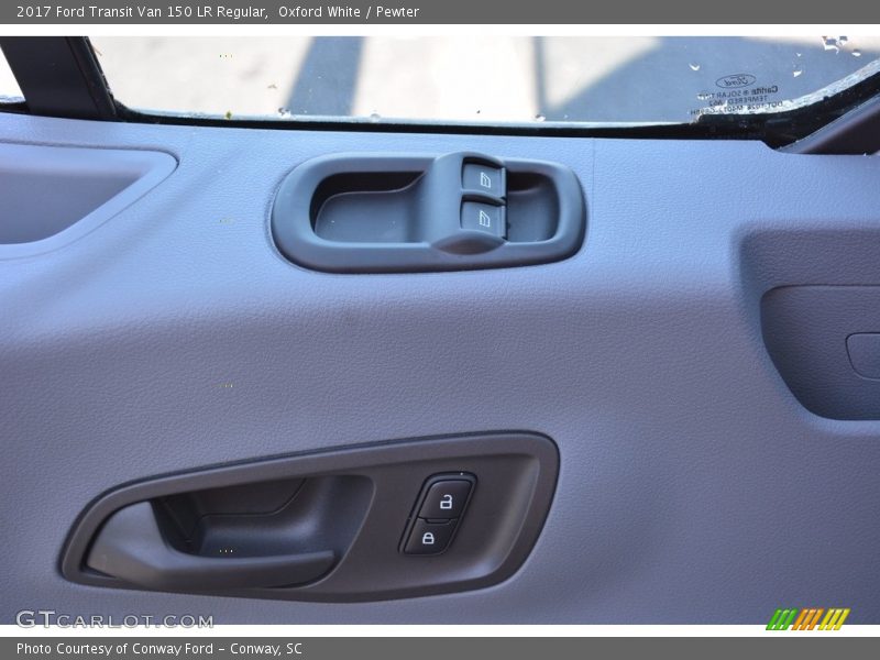 Oxford White / Pewter 2017 Ford Transit Van 150 LR Regular