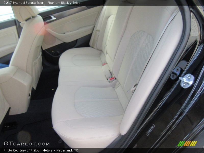 Phantom Black / Beige 2017 Hyundai Sonata Sport