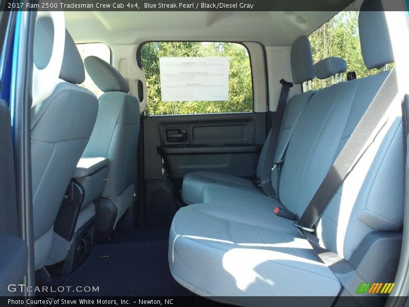 Rear Seat of 2017 2500 Tradesman Crew Cab 4x4