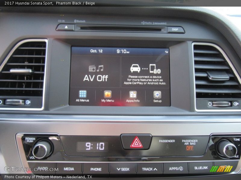 Phantom Black / Beige 2017 Hyundai Sonata Sport
