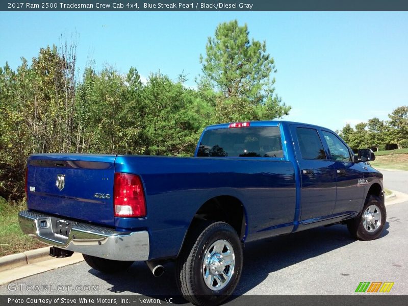 Blue Streak Pearl / Black/Diesel Gray 2017 Ram 2500 Tradesman Crew Cab 4x4