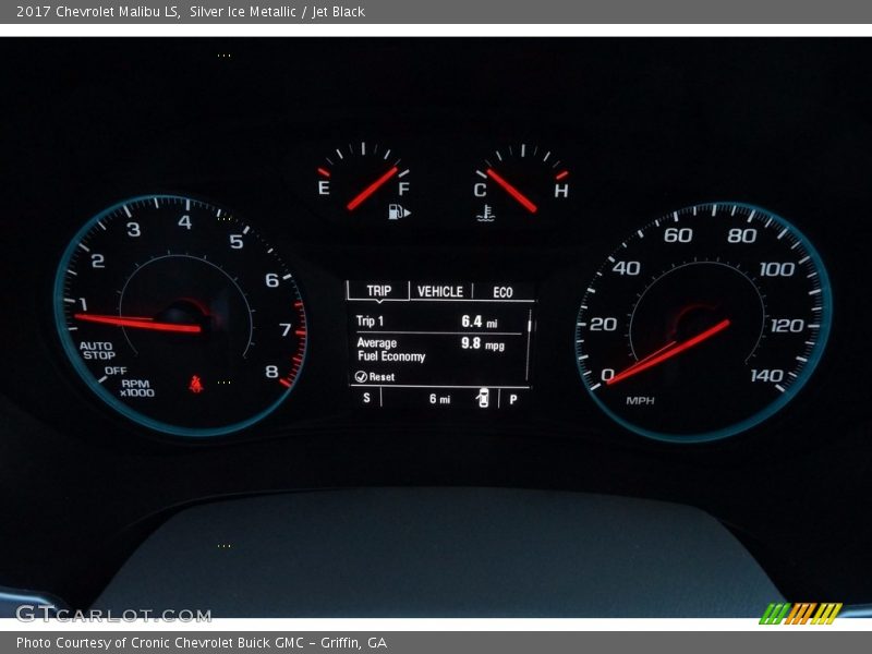 Silver Ice Metallic / Jet Black 2017 Chevrolet Malibu LS
