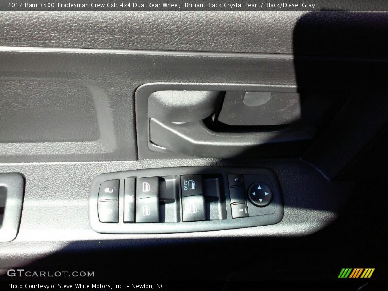 Brilliant Black Crystal Pearl / Black/Diesel Gray 2017 Ram 3500 Tradesman Crew Cab 4x4 Dual Rear Wheel