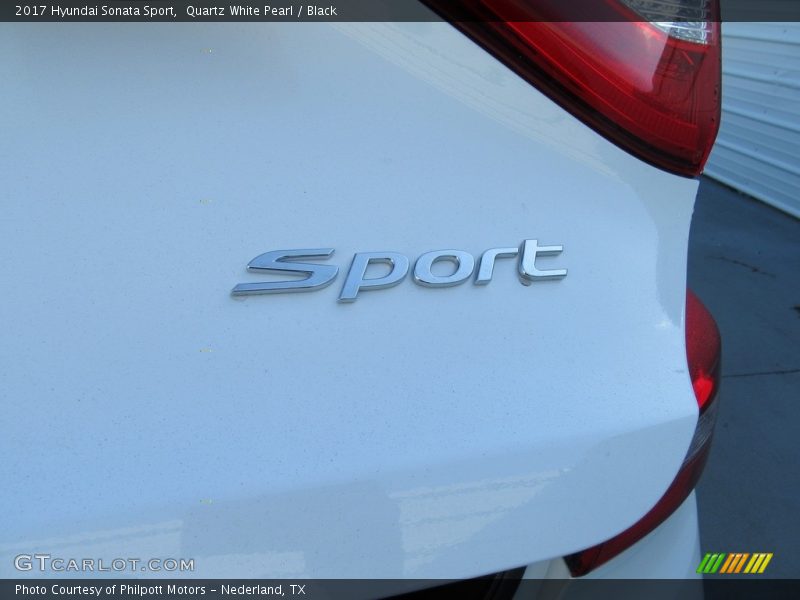 Quartz White Pearl / Black 2017 Hyundai Sonata Sport