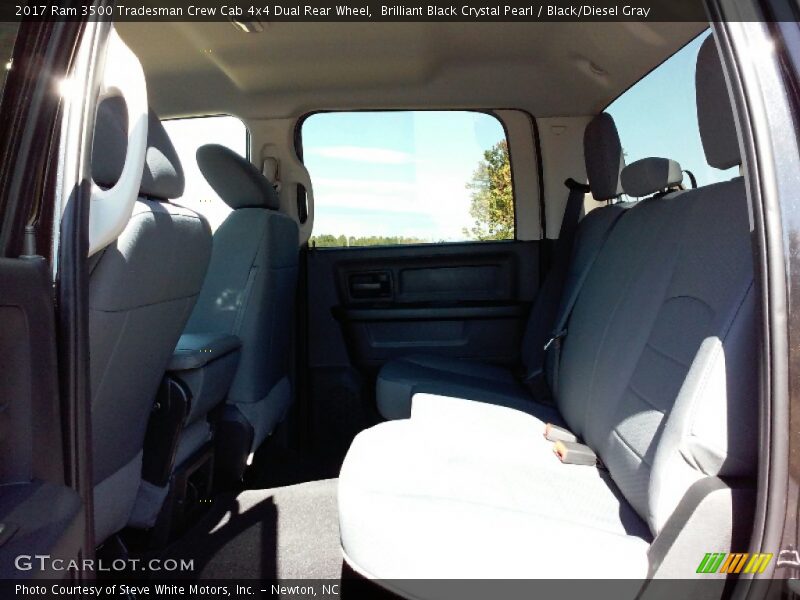 Brilliant Black Crystal Pearl / Black/Diesel Gray 2017 Ram 3500 Tradesman Crew Cab 4x4 Dual Rear Wheel